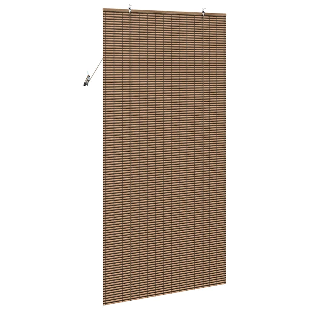 vidaXL Roleta z zasłonami Brązowy 110 x 220 cm Bambus