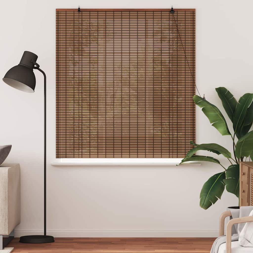 vidaXL Roleta brązowy 140 x 160 cm Bambus