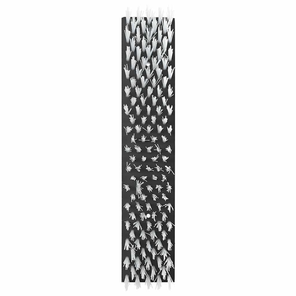 vidaXL Szczotki do bydła Czarny i Biały 50 x 10 x 6.5 cm