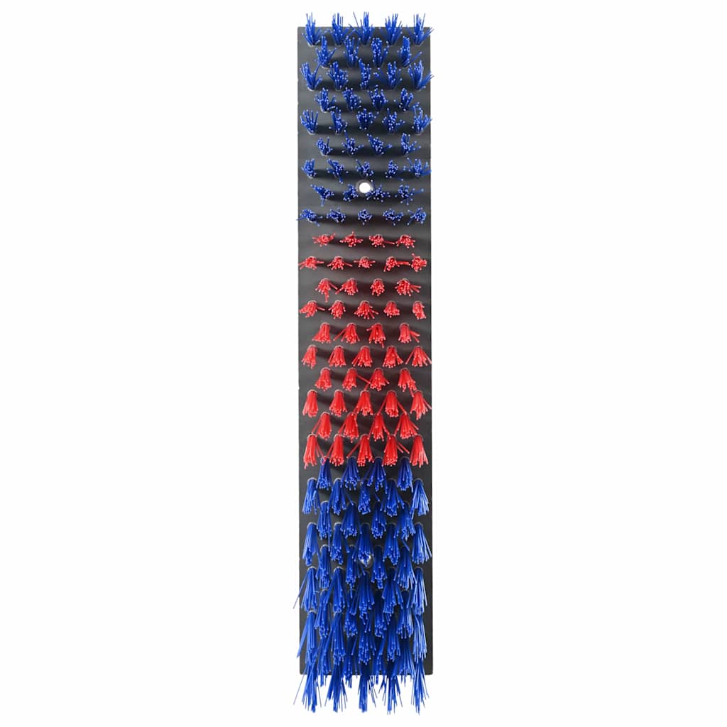 vidaXL Szczotki do bydła Czerwony i niebieski 50 x 10 x 6.5 cm