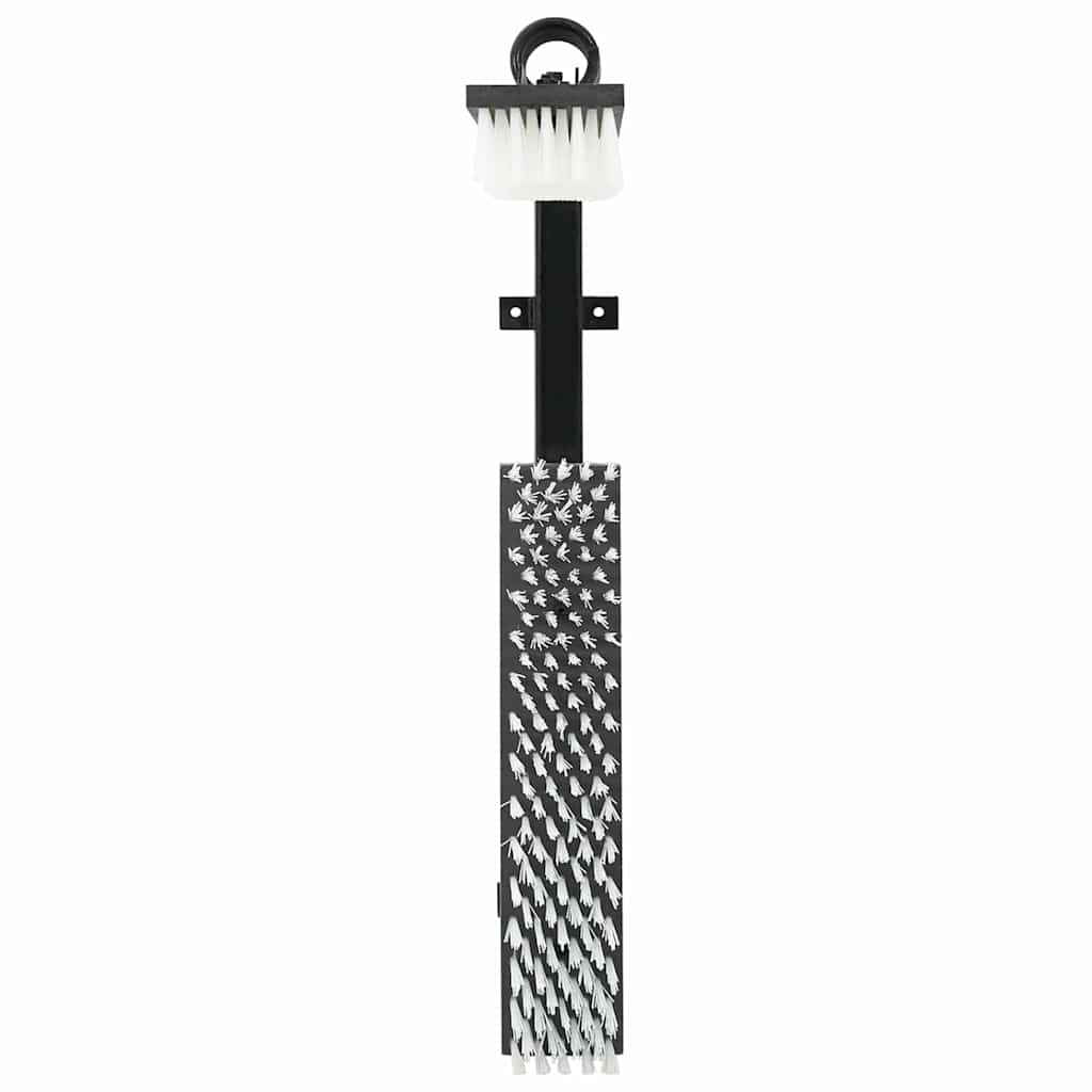 vidaXL Szczotki do bydła Czarny i Biały 84 x 10 x 91 cm PVC