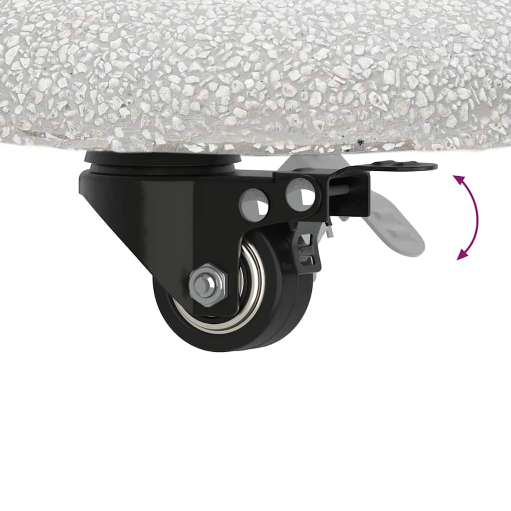 vidaXL Podstawa do parasola 21kg Jasnoszary Betonowy Okrągły