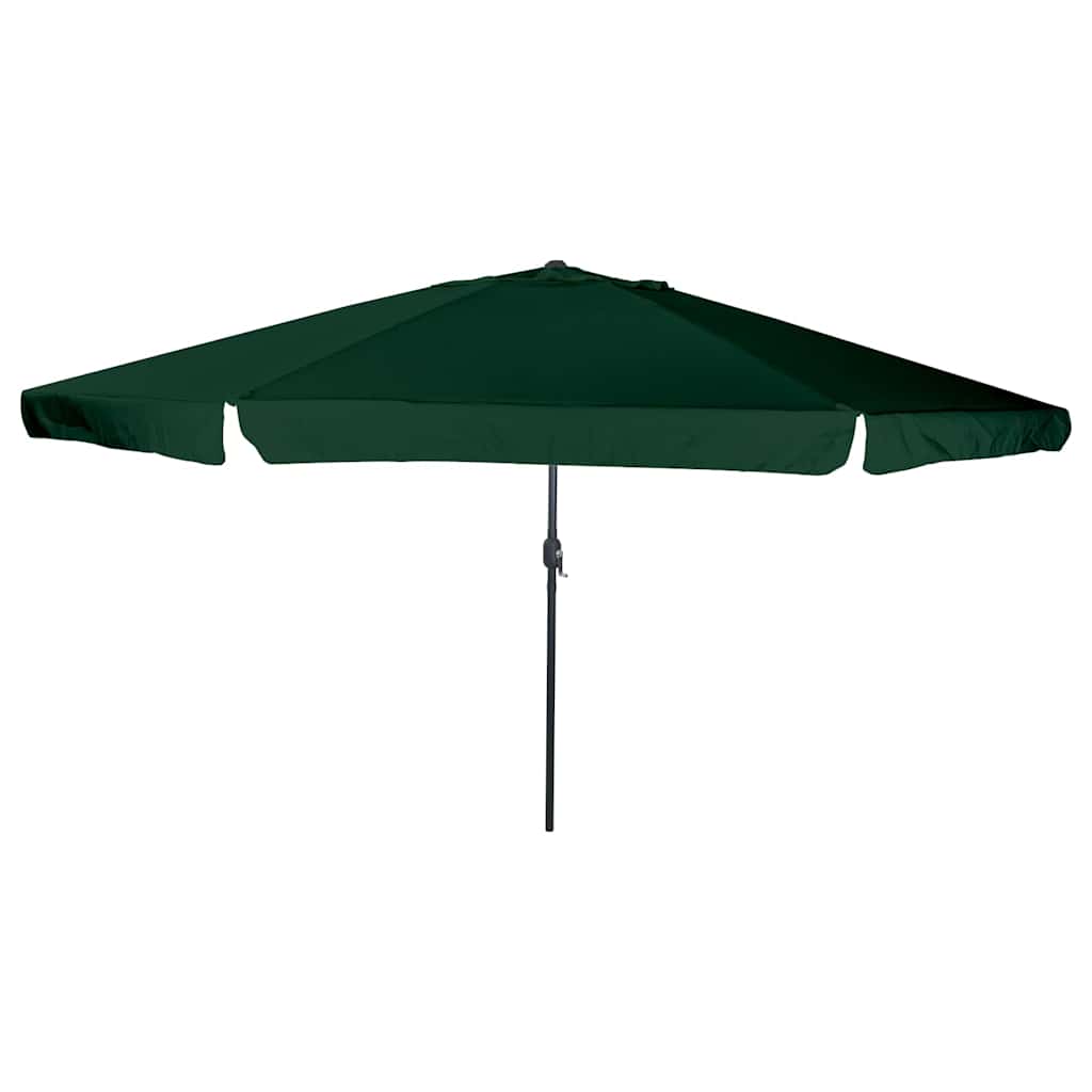 vidaXL Parasolka ogrodowa Zielony 394 x 394 x 248 cm Poliester i Stal