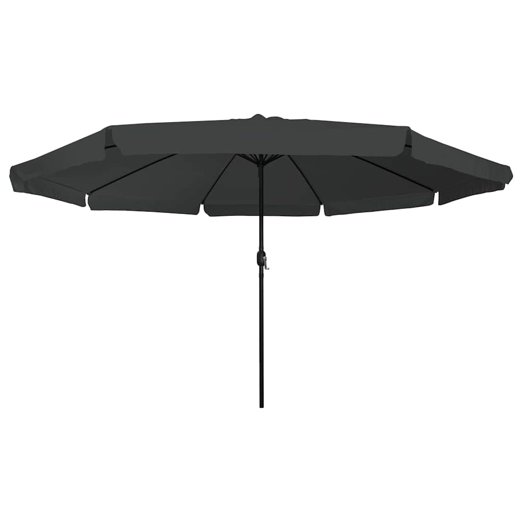 vidaXL Parasolka ogrodowa Antracyt 394 x 394 x 248 cm Poliester i Stal