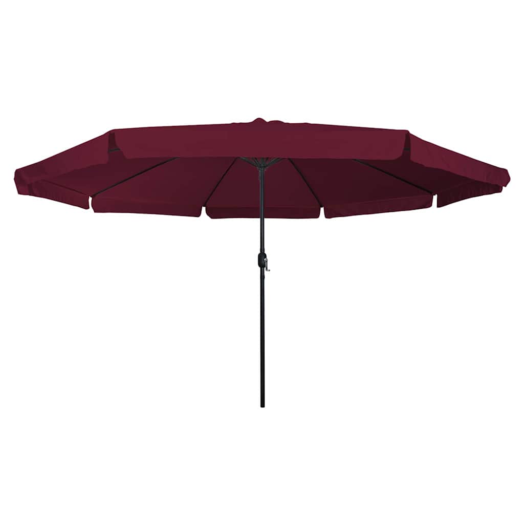vidaXL Parasolka ogrodowa Bordeaux Czerwony 394 x 394 x 248 cm