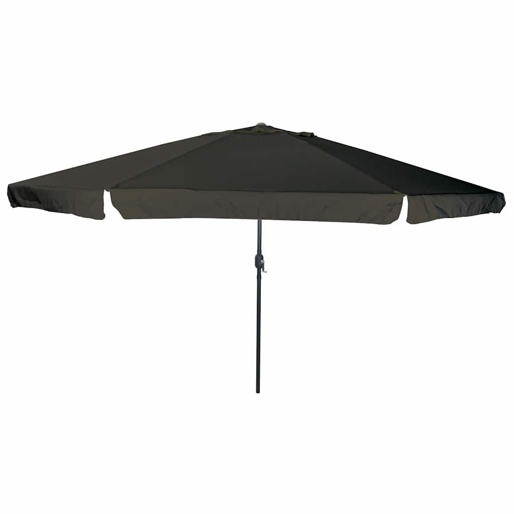 vidaXL Parasolka ogrodowa Czarny 394 x 394 x 248 cm Poliester i Stal