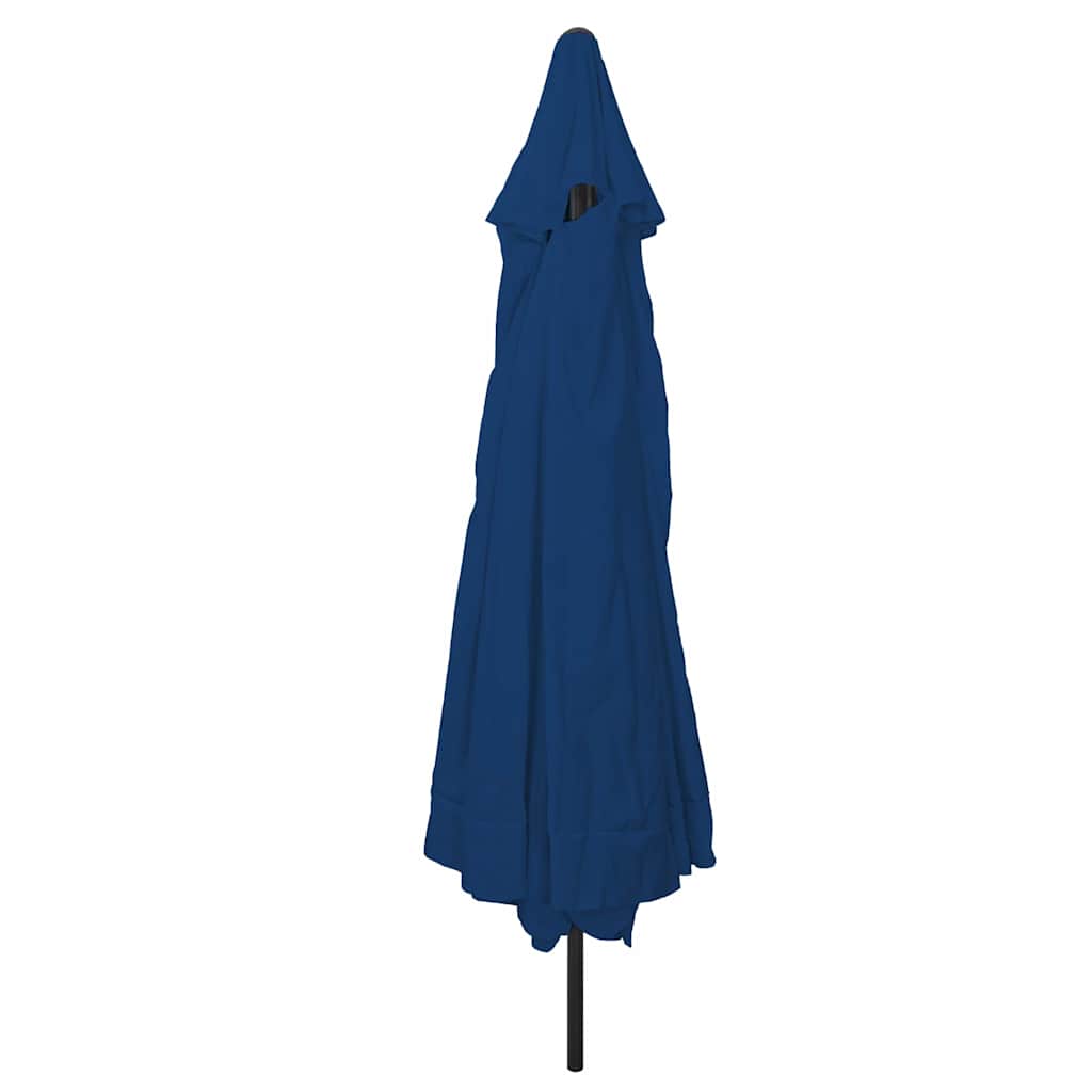 vidaXL Parasolka ogrodowa Niebieski azur 394 x 394 x 248 cm