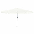 vidaXL Parasolka ogrodowa 395 x 395 x 245 cm Poliester Okrągły