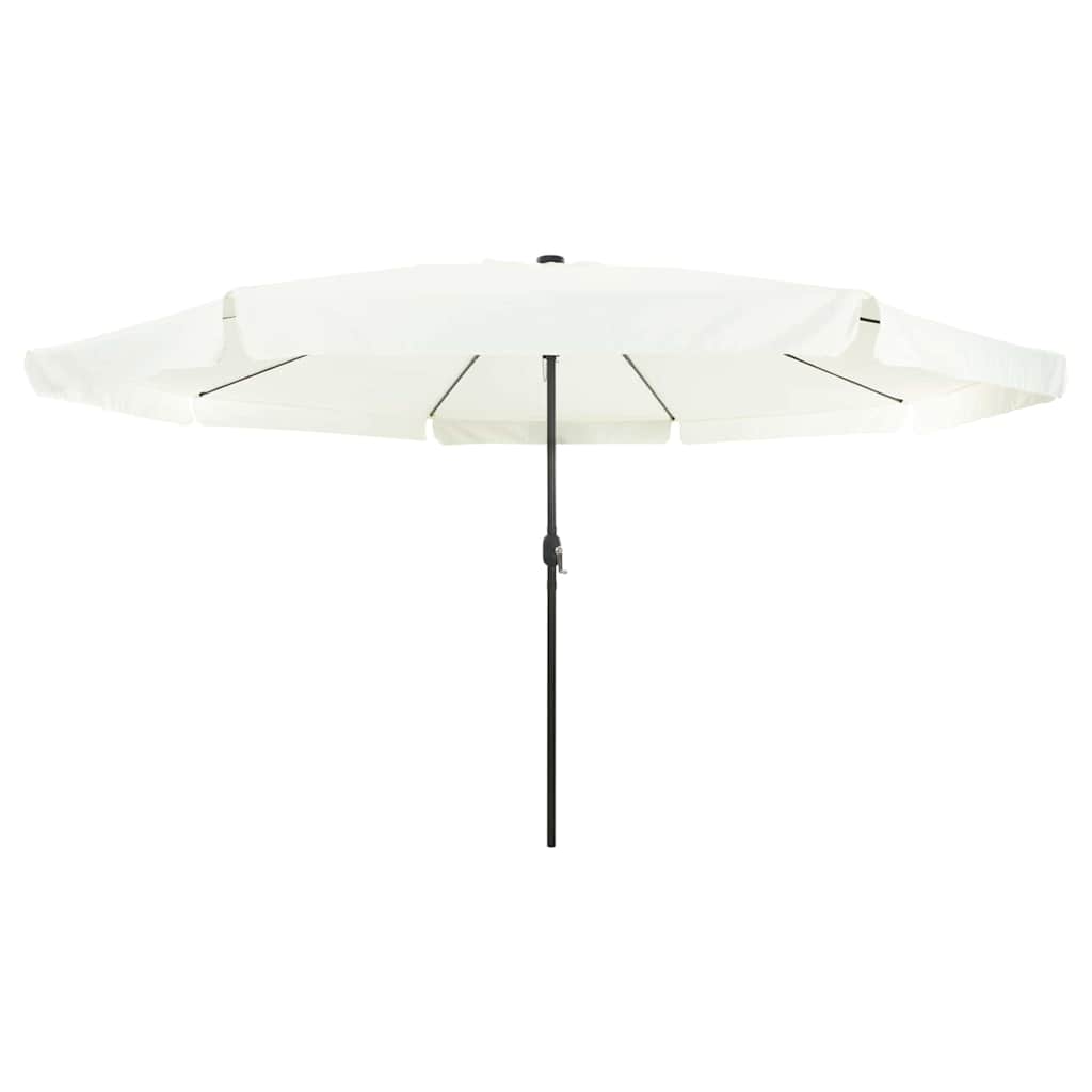 vidaXL Parasolka ogrodowa 395 x 395 x 245 cm Poliester Okrągły