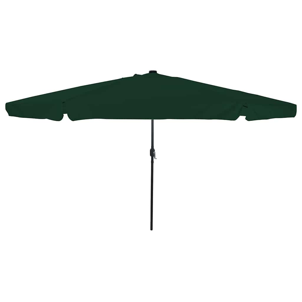 vidaXL Parasolka ogrodowa Zielony 395 x 395 x 245 cm Poliester