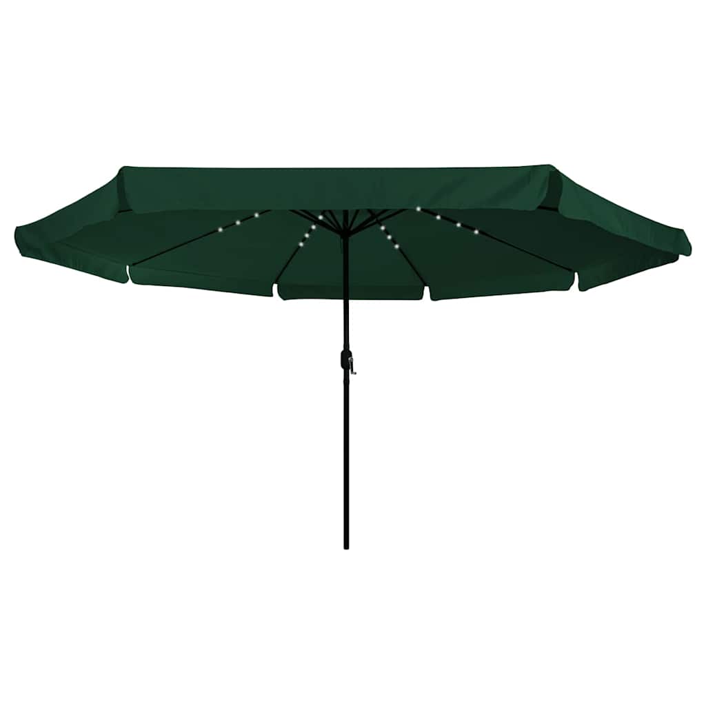 vidaXL Parasolka ogrodowa Zielony 395 x 395 x 245 cm Poliester