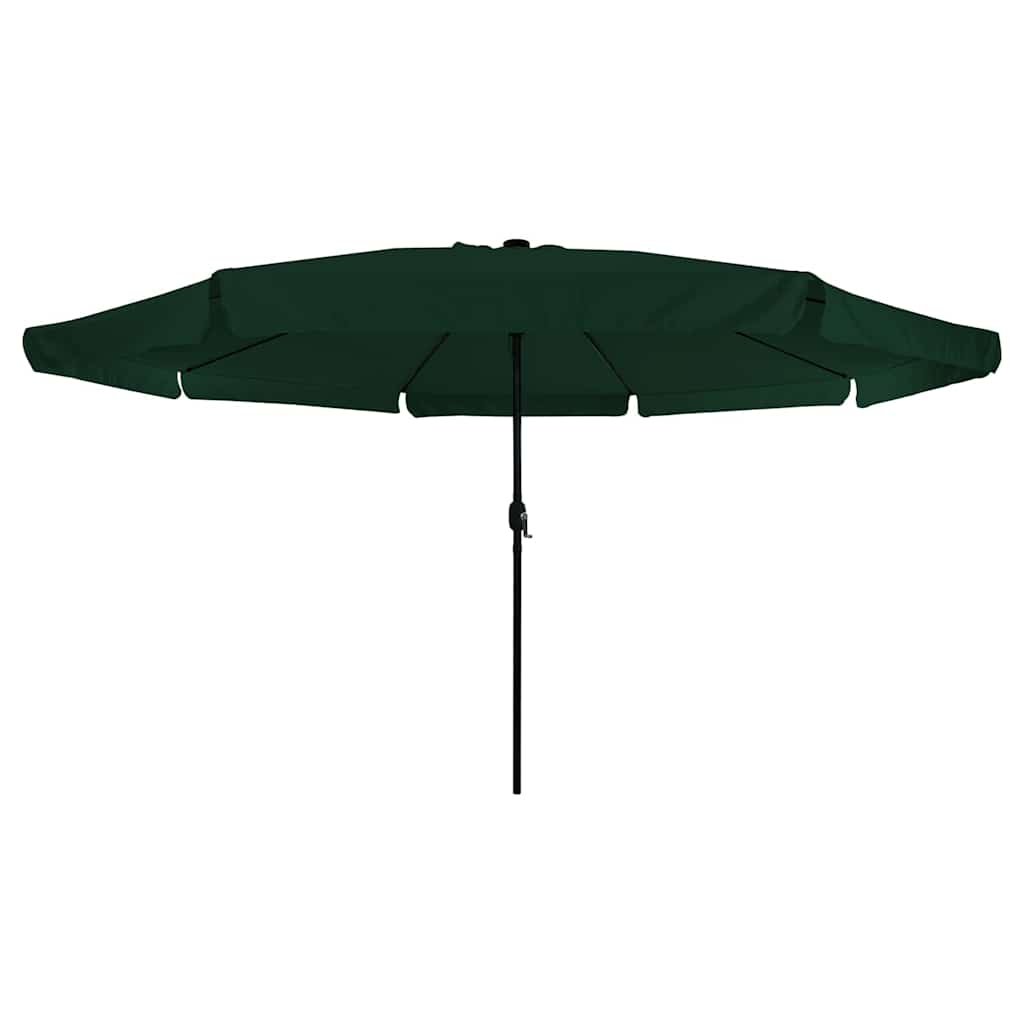 vidaXL Parasolka ogrodowa Zielony 395 x 395 x 245 cm Poliester