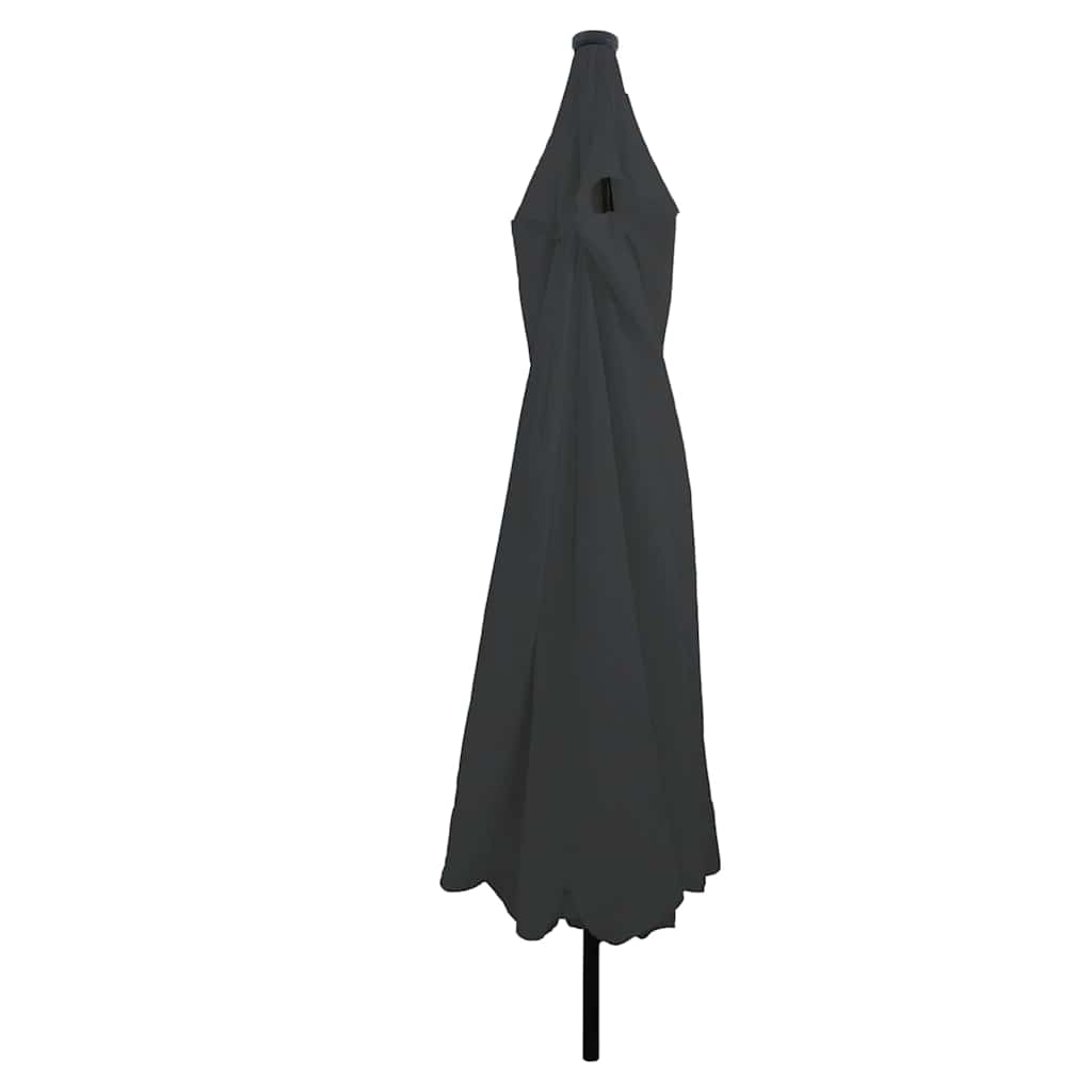 vidaXL Parasolka ogrodowa Antracyt 395 x 395 x 245 cm Poliester