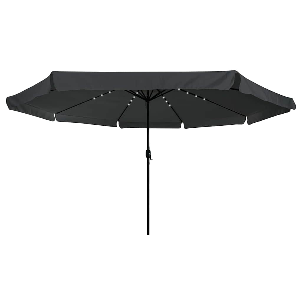 vidaXL Parasolka ogrodowa Antracyt 395 x 395 x 245 cm Poliester