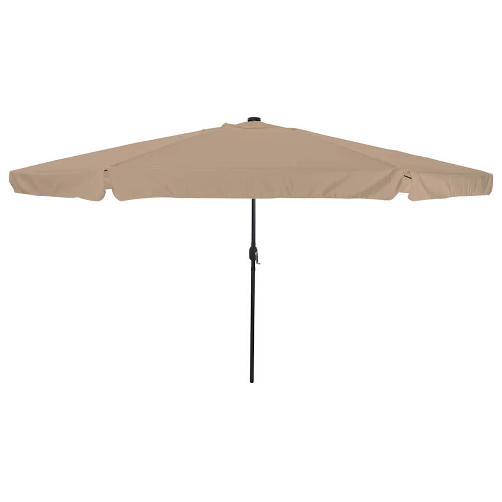 vidaXL Parasolka ogrodowa Ciemnoszary 395 x 395 x 245 cm Poliester