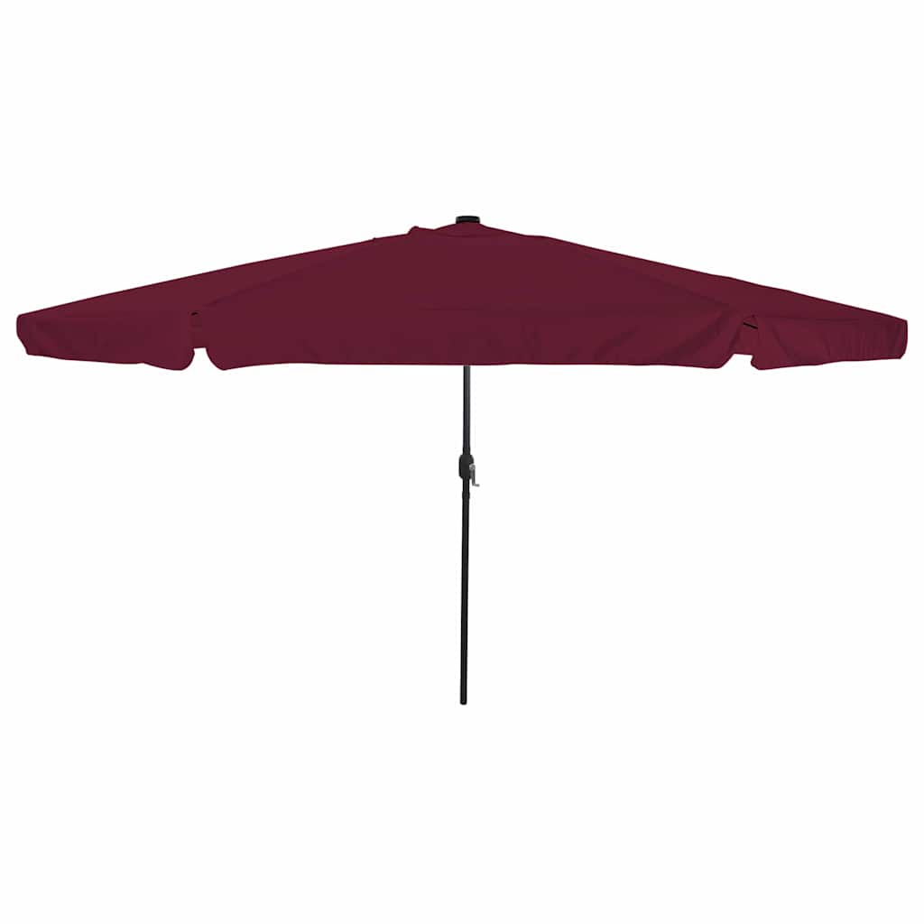vidaXL Parasolka ogrodowa Bordeaux Czerwony 395 x 395 x 245 cm