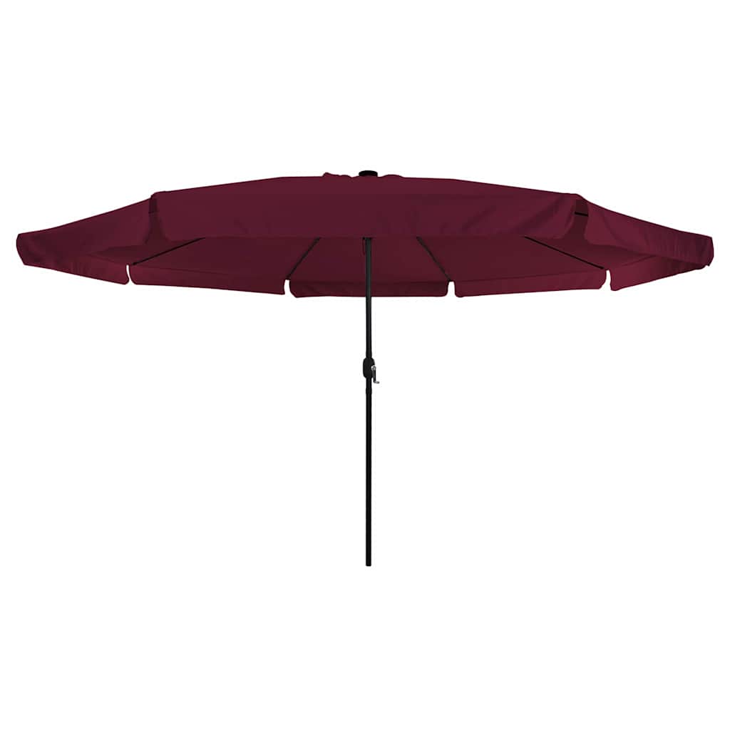vidaXL Parasolka ogrodowa Bordeaux Czerwony 395 x 395 x 245 cm