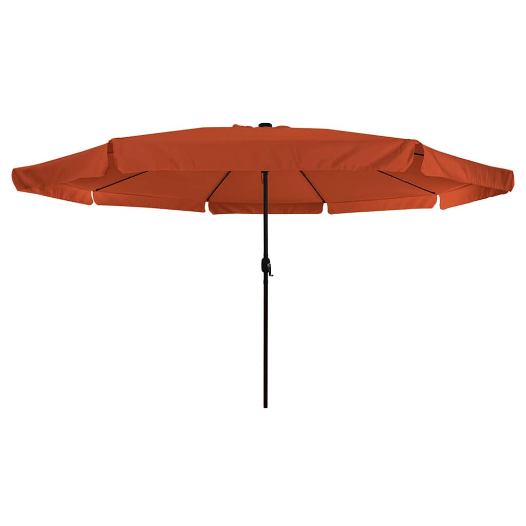 vidaXL Parasolka ogrodowa terakota 395 x 395 x 245 cm Poliester