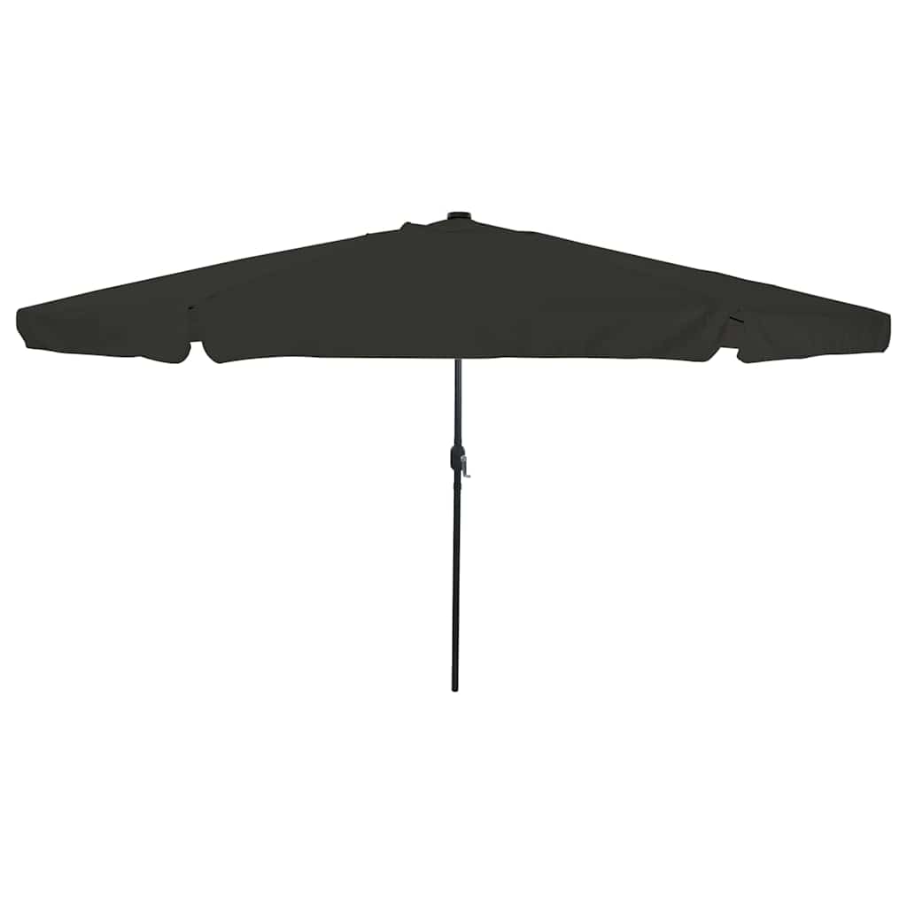 vidaXL Parasolka ogrodowa Czarny 395 x 395 x 245 cm Poliester