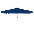 vidaXL Parasolka ogrodowa Niebieski azur 395 x 395 x 245 cm Poliester