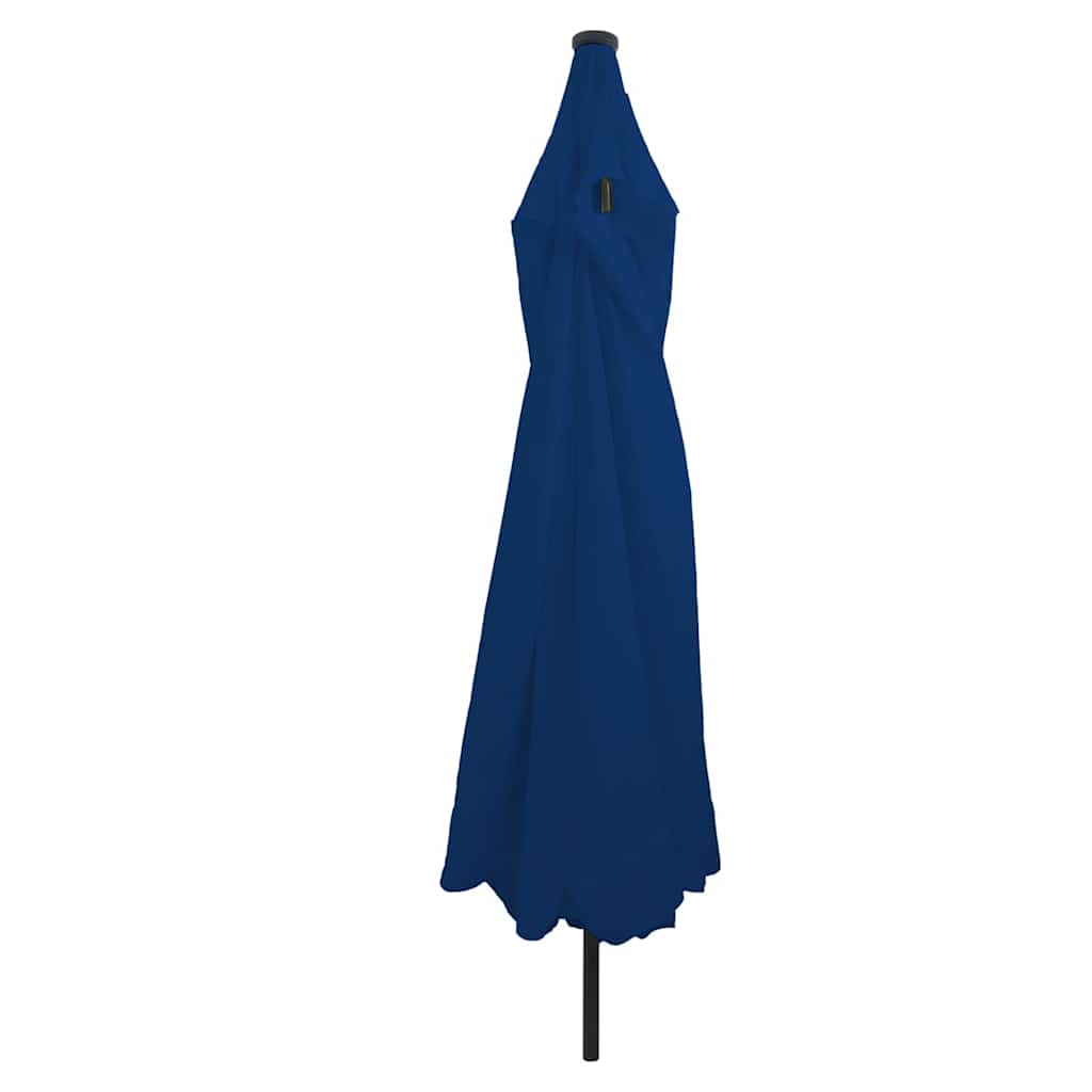 vidaXL Parasolka ogrodowa Niebieski azur 395 x 395 x 245 cm Poliester