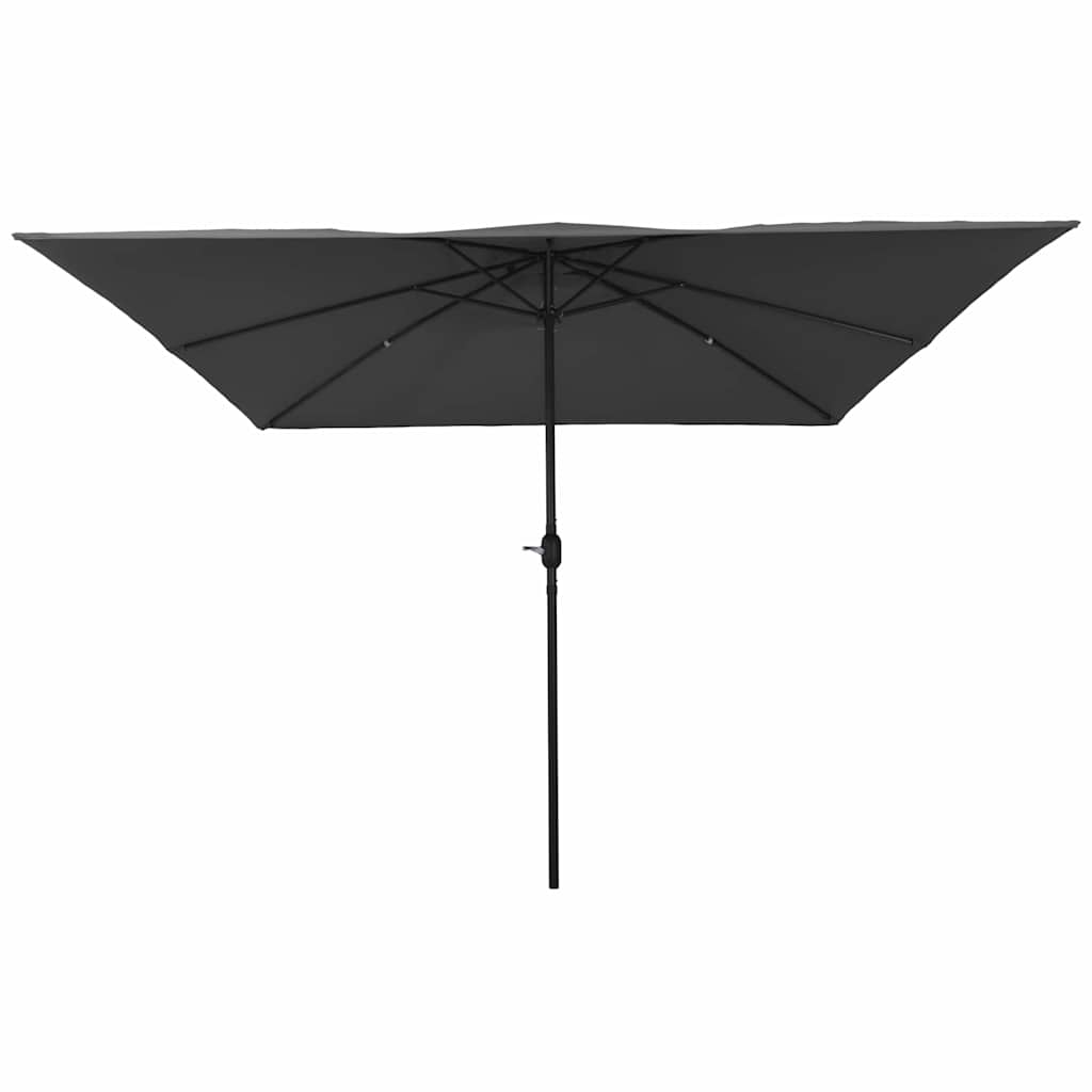 vidaXL Parasolka ogrodowa Antracyt 295 x 295 x 245 cm Poliester i Stal