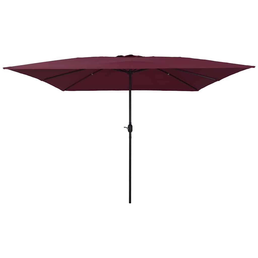 vidaXL Parasolka ogrodowa Bordeaux Czerwony 295 x 295 x 245 cm