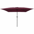 vidaXL Parasolka ogrodowa Bordeaux Czerwony 295 x 295 x 245 cm