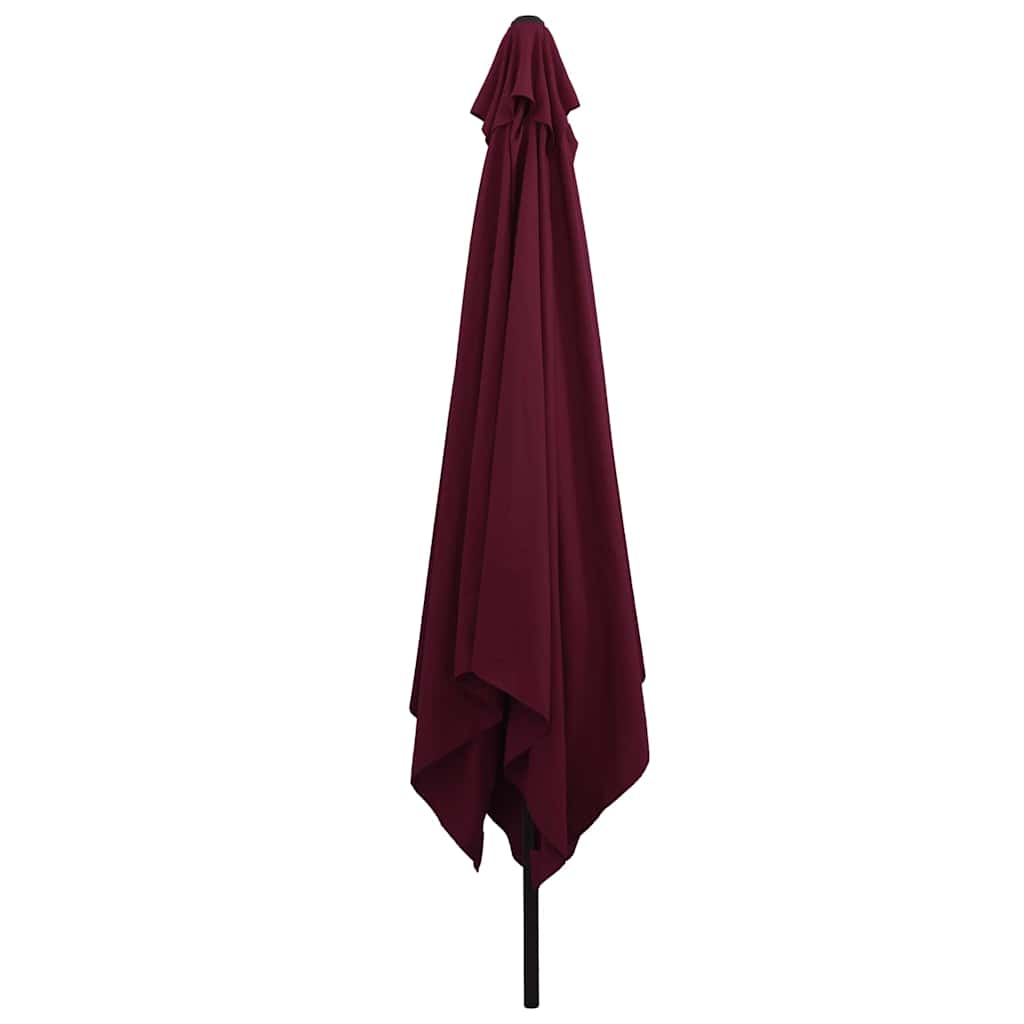 vidaXL Parasolka ogrodowa Bordeaux Czerwony 295 x 295 x 245 cm