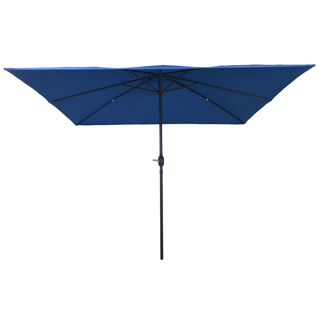vidaXL Parasolka ogrodowa Niebieski azur 295 x 295 x 245 cm
