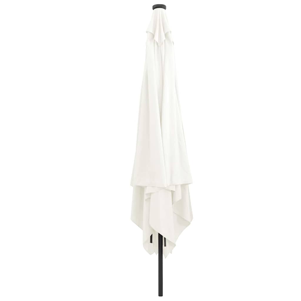 vidaXL Parasolka ogrodowa piaskowy 295 x 295 x 245 cm Poliester i Stal