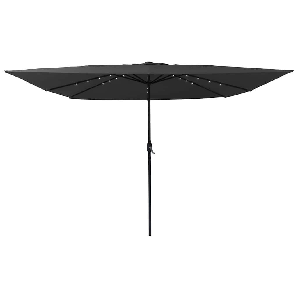 vidaXL Parasolka ogrodowa Antracyt 295 x 295 x 245 cm Poliester i Stal