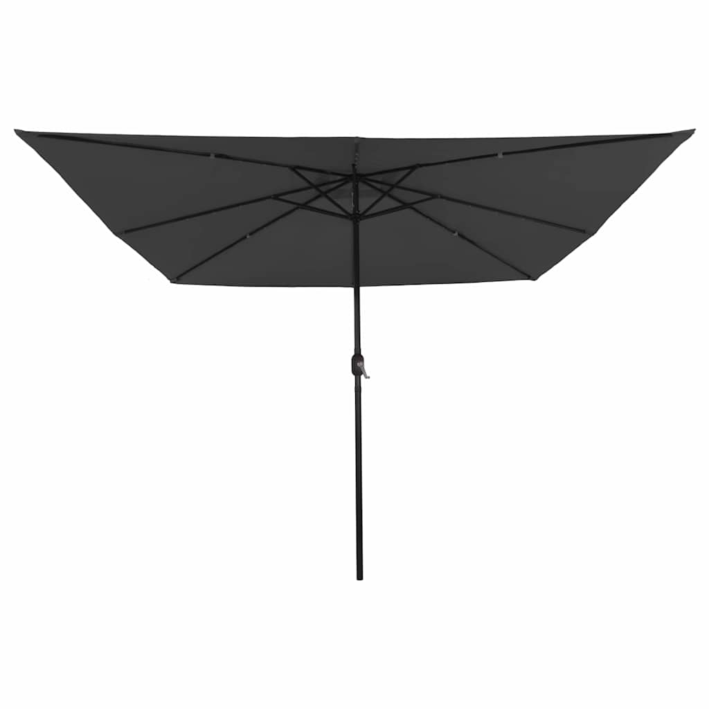 vidaXL Parasolka ogrodowa Antracyt 295 x 295 x 245 cm Poliester i Stal
