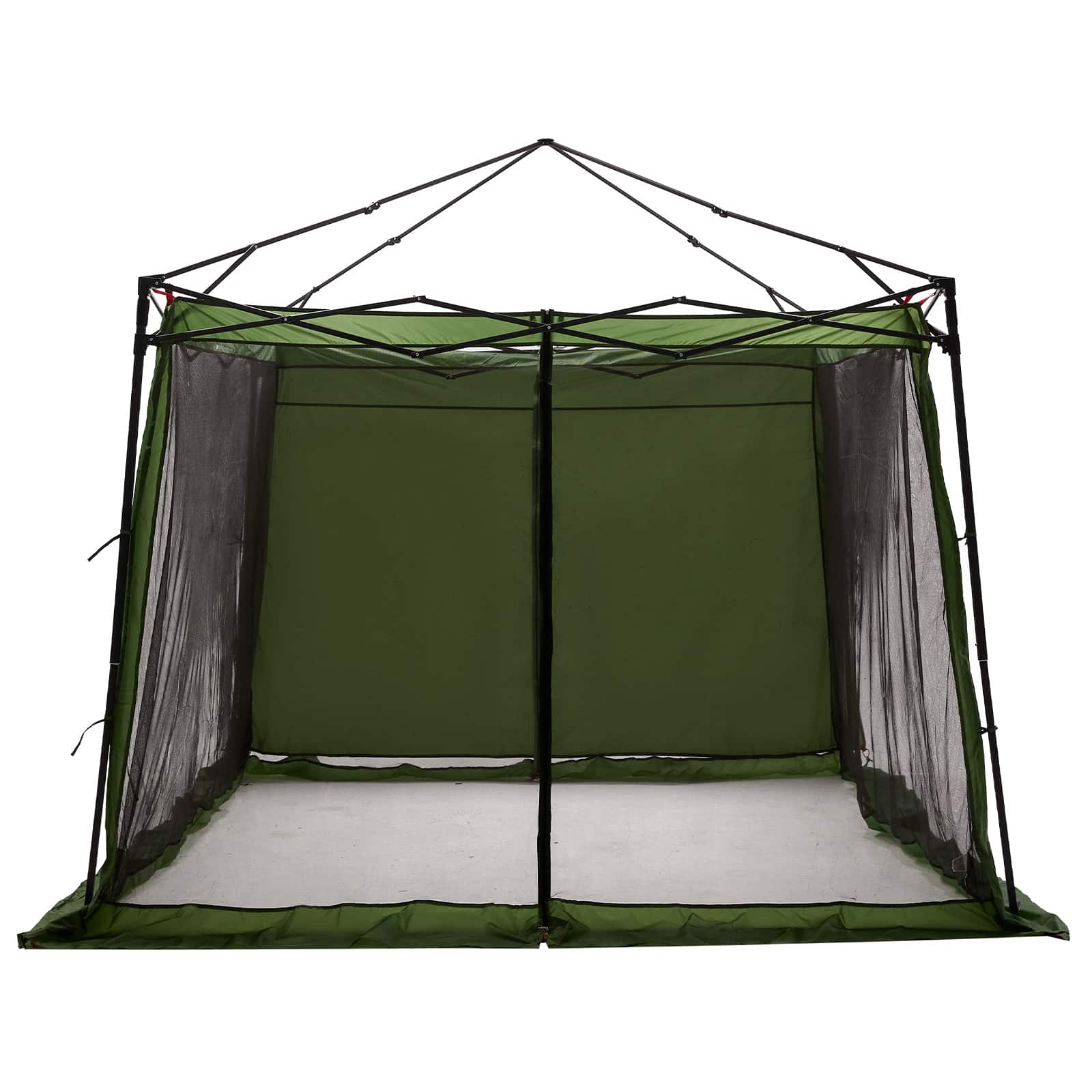 vidaXL Zestaw Namiotów Kempingowych 2 pcs Zielony Tafta i Tkanina