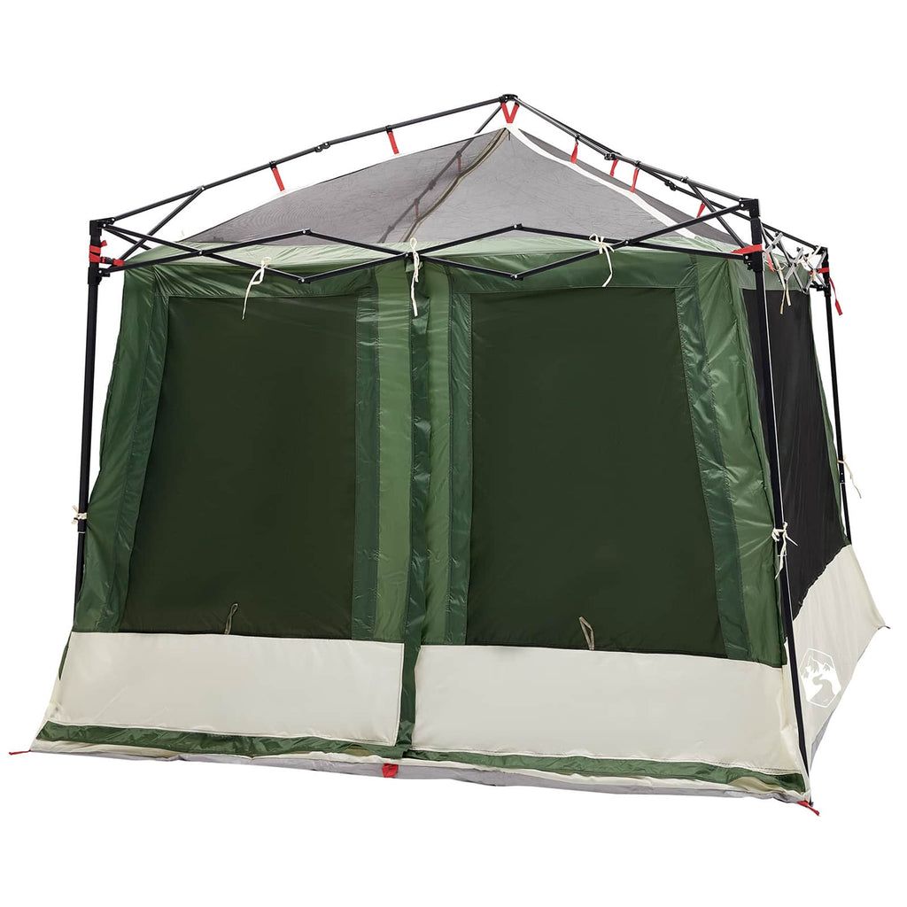 vidaXL Zestaw Namiotów Kempingowych 2 pcs Zielony Tafta i Tkanina