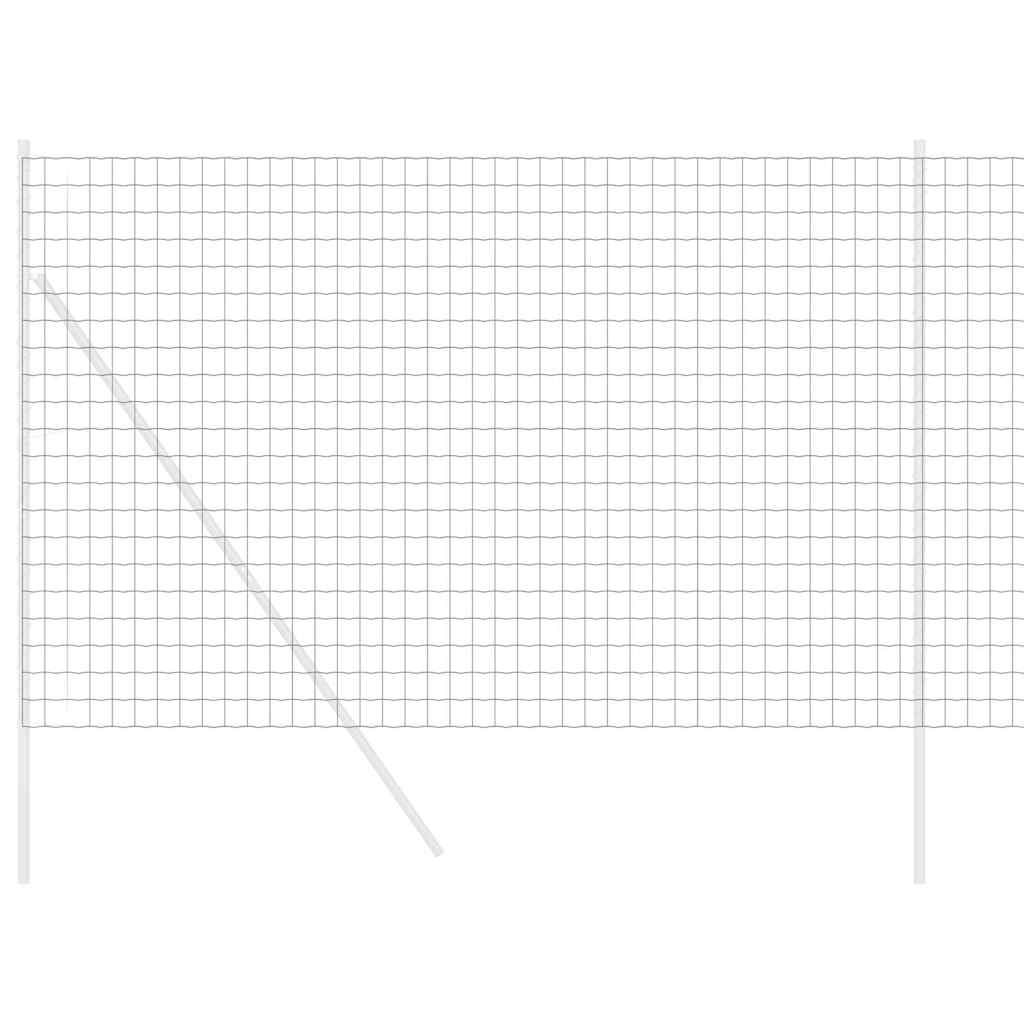 vidaXL Ogrodzenie Euro Czarny 1,6 x 10 m Żelazo pokryte PVC