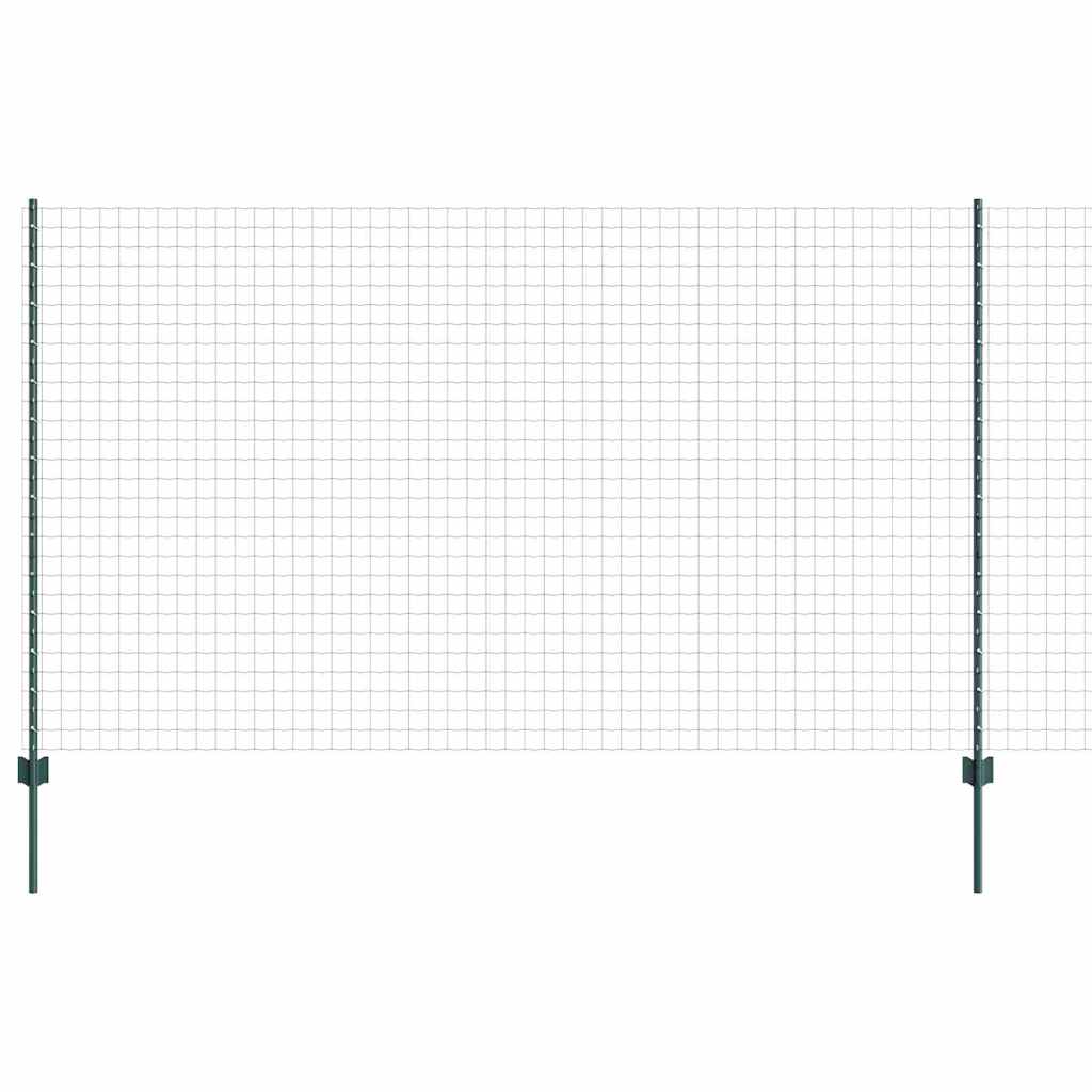 vidaXL Spawana siatka ogrodzeniowa 10 x 1,4 m (S x W) Stal pokryta PVC