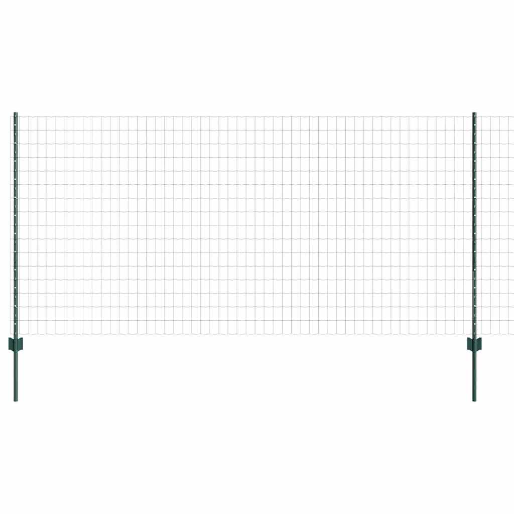 vidaXL Spawana siatka ogrodzeniowa 10 x 1,2 m (S x W) Stal pokryta PVC