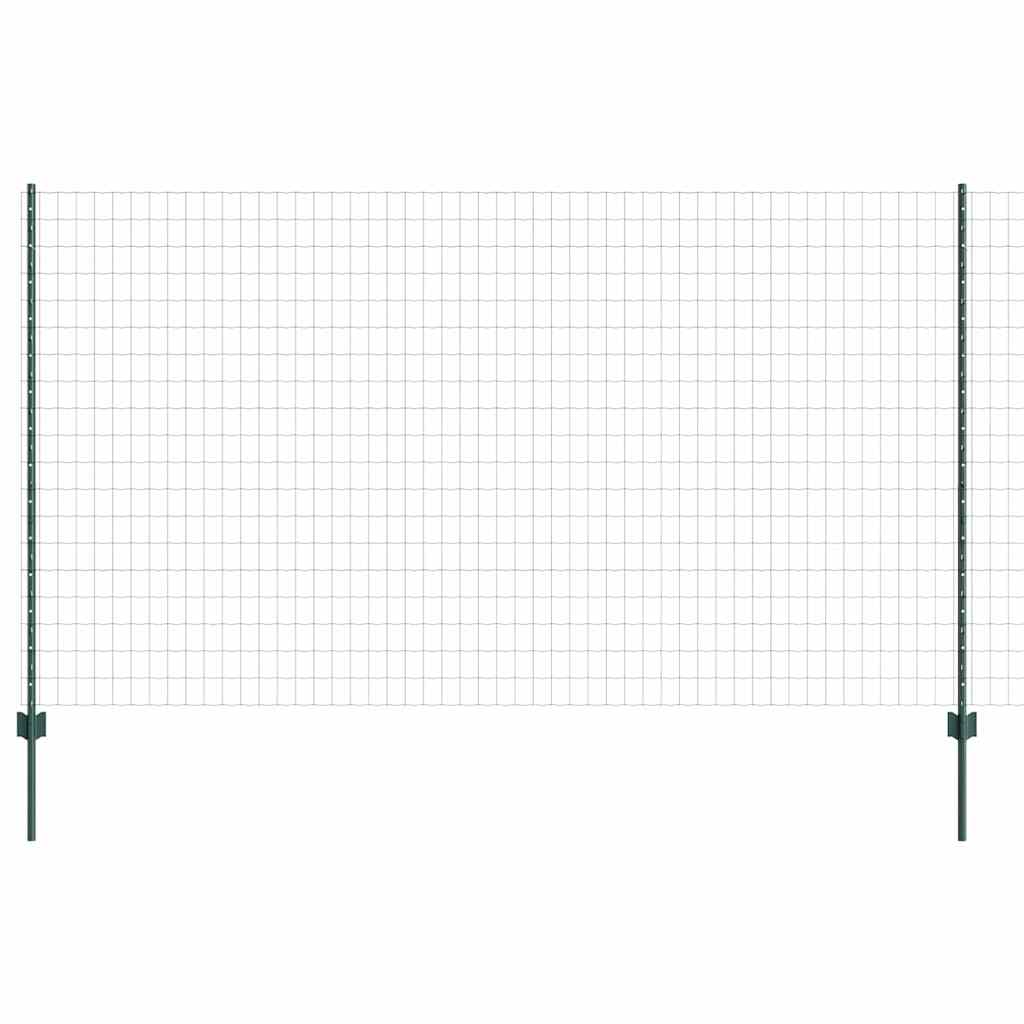 vidaXL Spawana siatka ogrodzeniowa 10 x 1,4 m (S x W) Stal pokryta PVC
