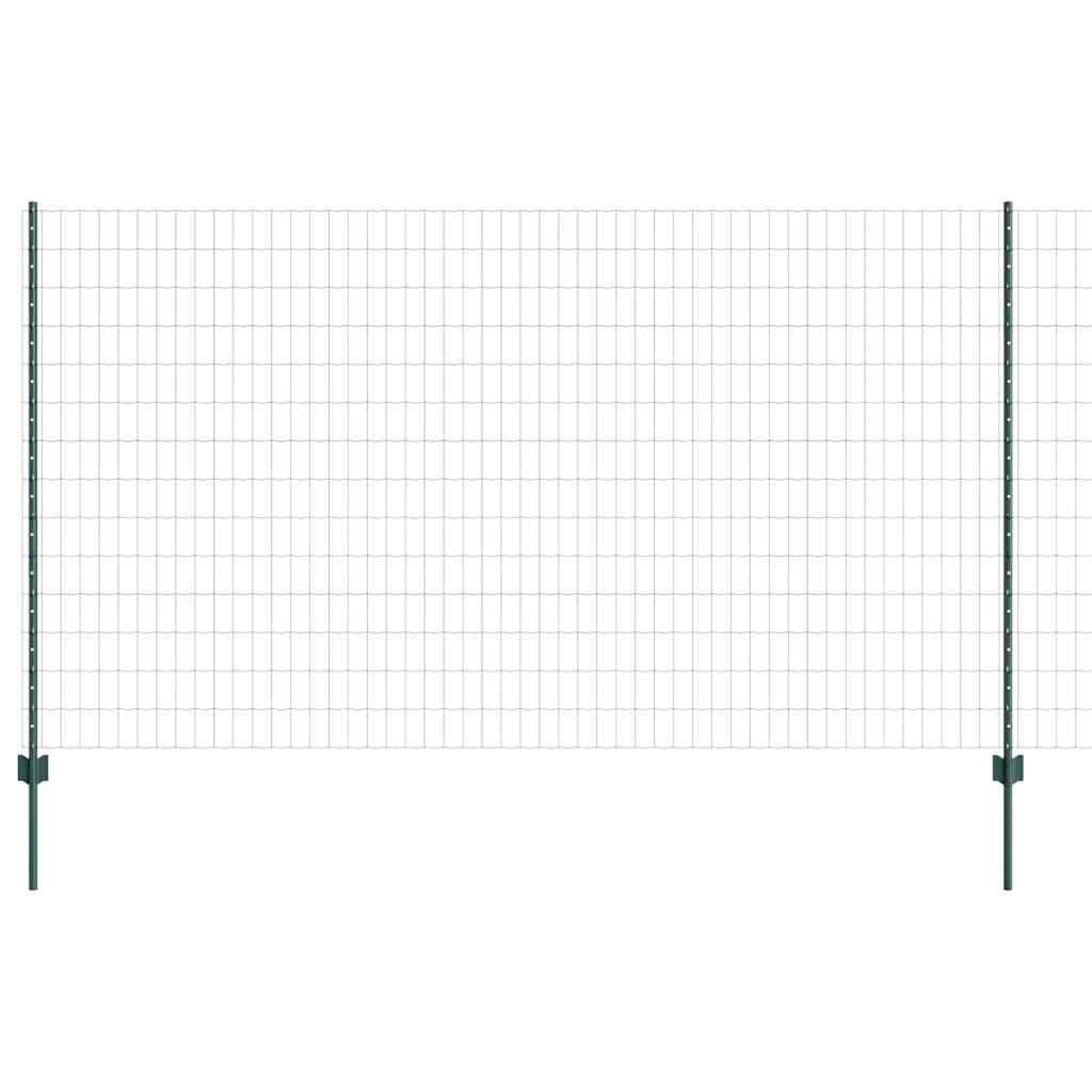 vidaXL Spawana siatka ogrodzeniowa 10 x 1,4 m (S x W) Stal pokryta PVC