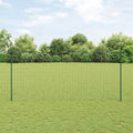 vidaXL Spawana siatka ogrodzeniowa 10 x 1,4 m (S x W) Stal pokryta PVC