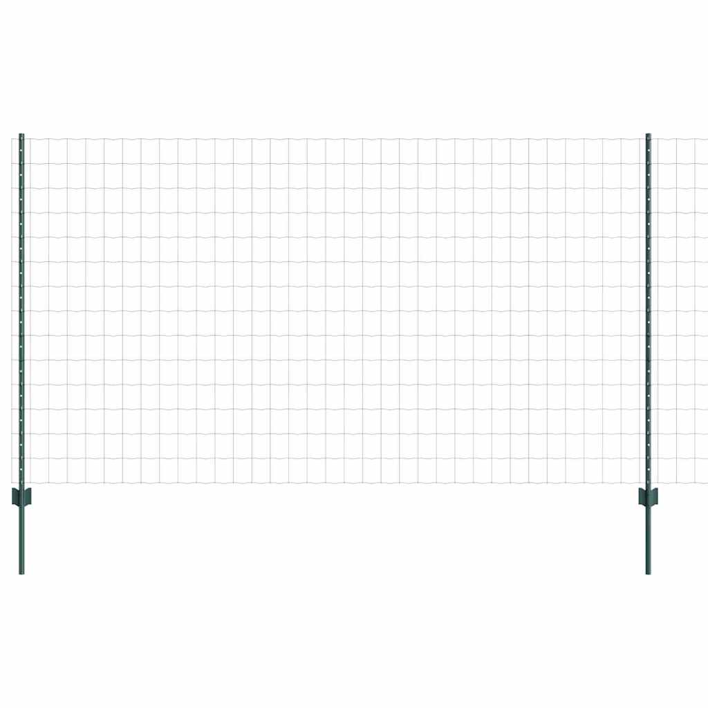 vidaXL Spawana siatka ogrodzeniowa 10 x 1,4 m (S x W) Stal pokryta PVC