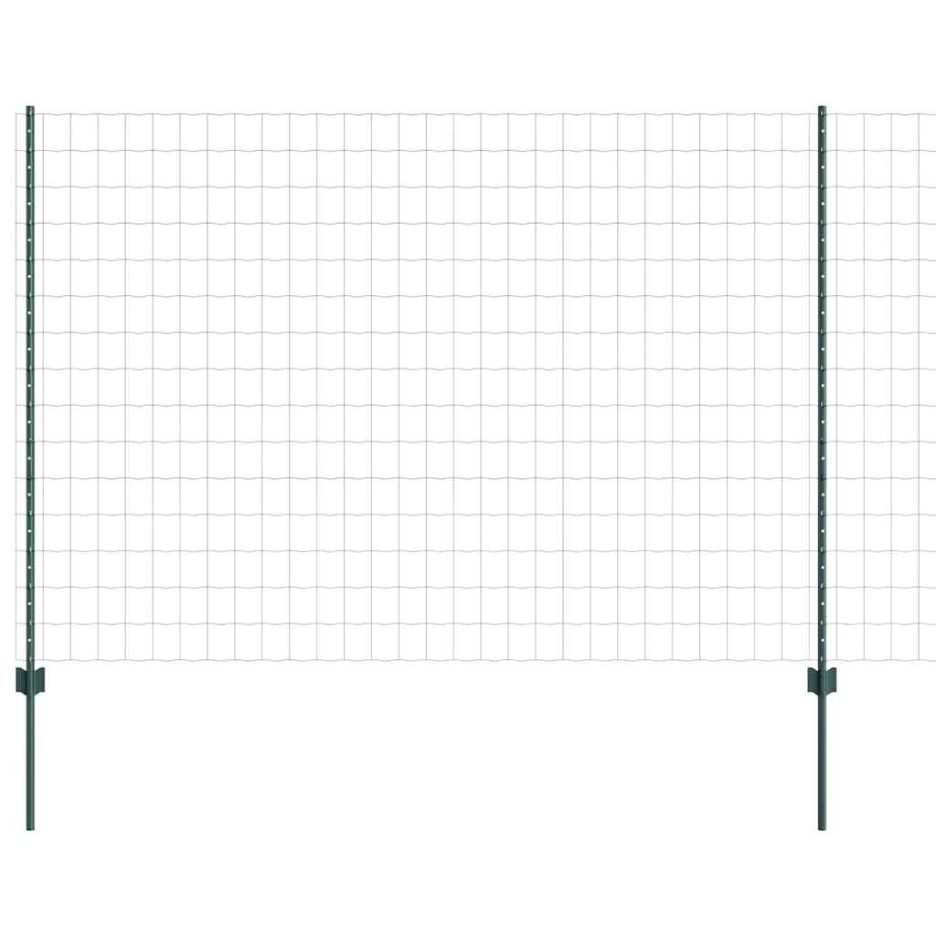 vidaXL Spawana siatka ogrodzeniowa 10 x 1,5 m (S x W) Stal pokryta PVC