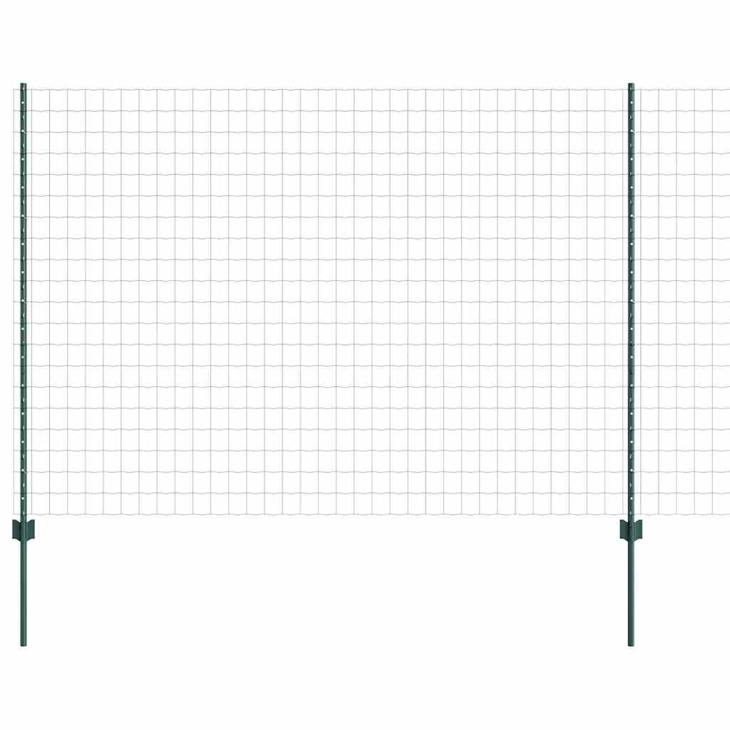 vidaXL Spawana siatka ogrodzeniowa 10 x 1,6 m (S x W) Stal pokryta PVC