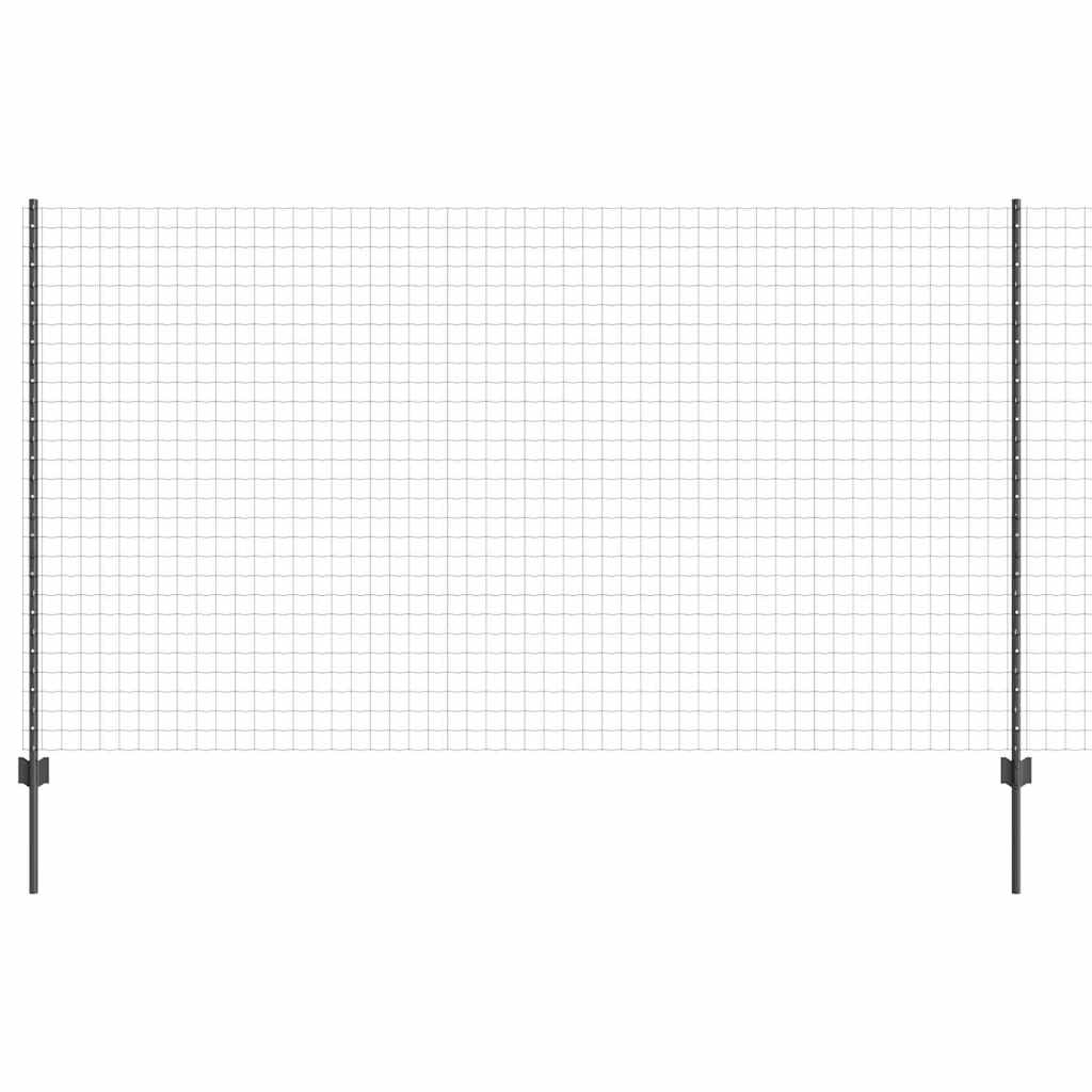 vidaXL Spawana siatka ogrodzeniowa 10 x 1,4 m (S x W) Stal pokryta PVC