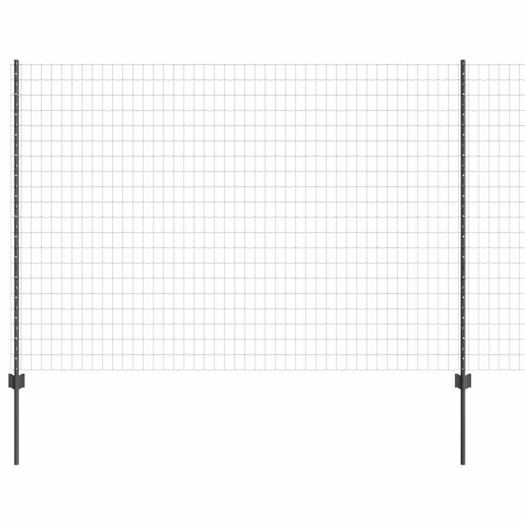 vidaXL Spawana siatka ogrodzeniowa 10 x 1,6 m (S x W) Stal pokryta PVC