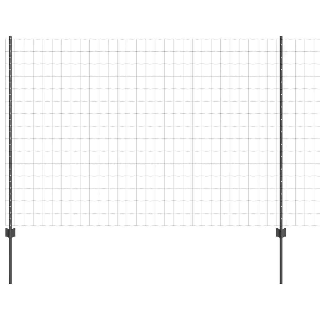 vidaXL Spawana siatka ogrodzeniowa 10 x 1,5 m (S x W) Stal pokryta PVC