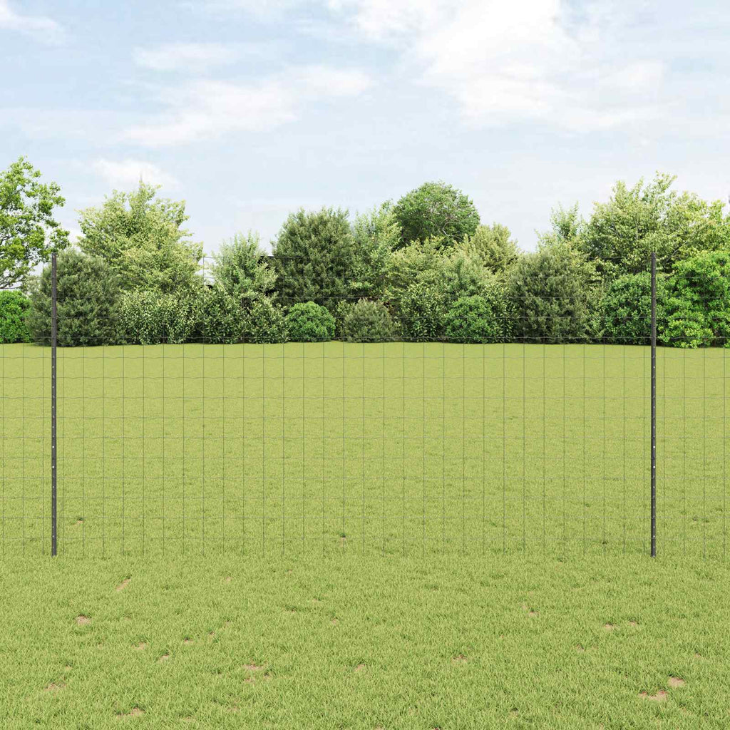 vidaXL Spawana siatka ogrodzeniowa 10 x 1,5 m (S x W) Stal pokryta PVC