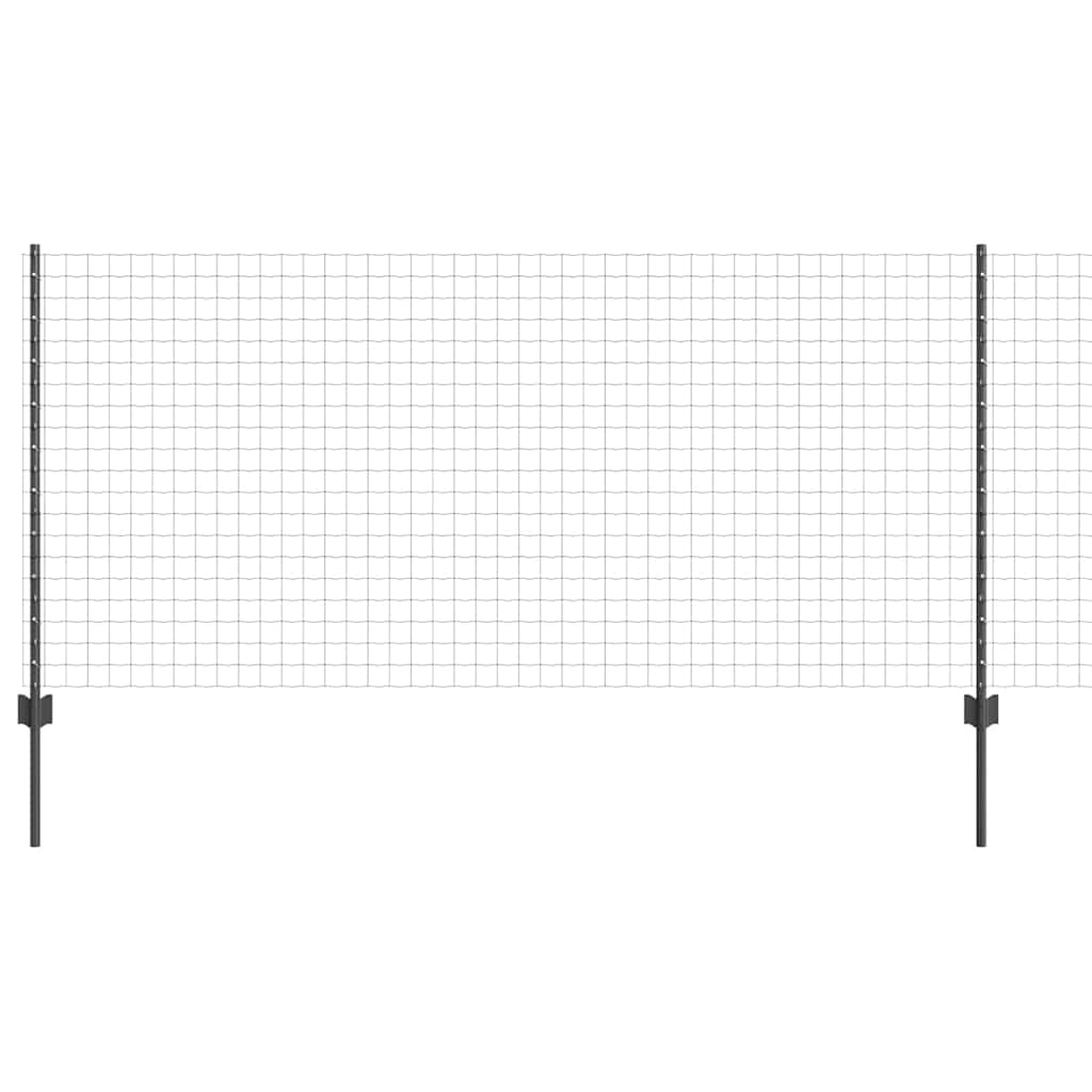 vidaXL Spawana siatka ogrodzeniowa 25 x 1 m (S x W) Stal pokryta PVC