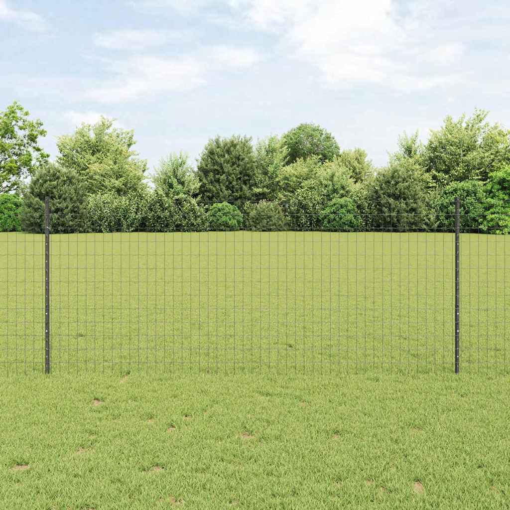 vidaXL Spawana siatka ogrodzeniowa 25 x 1 m (S x W) Stal pokryta PVC